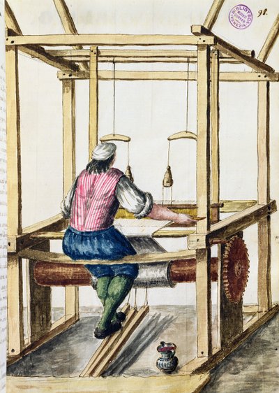 Un tejedor veneciano de Jan van Grevenbroeck